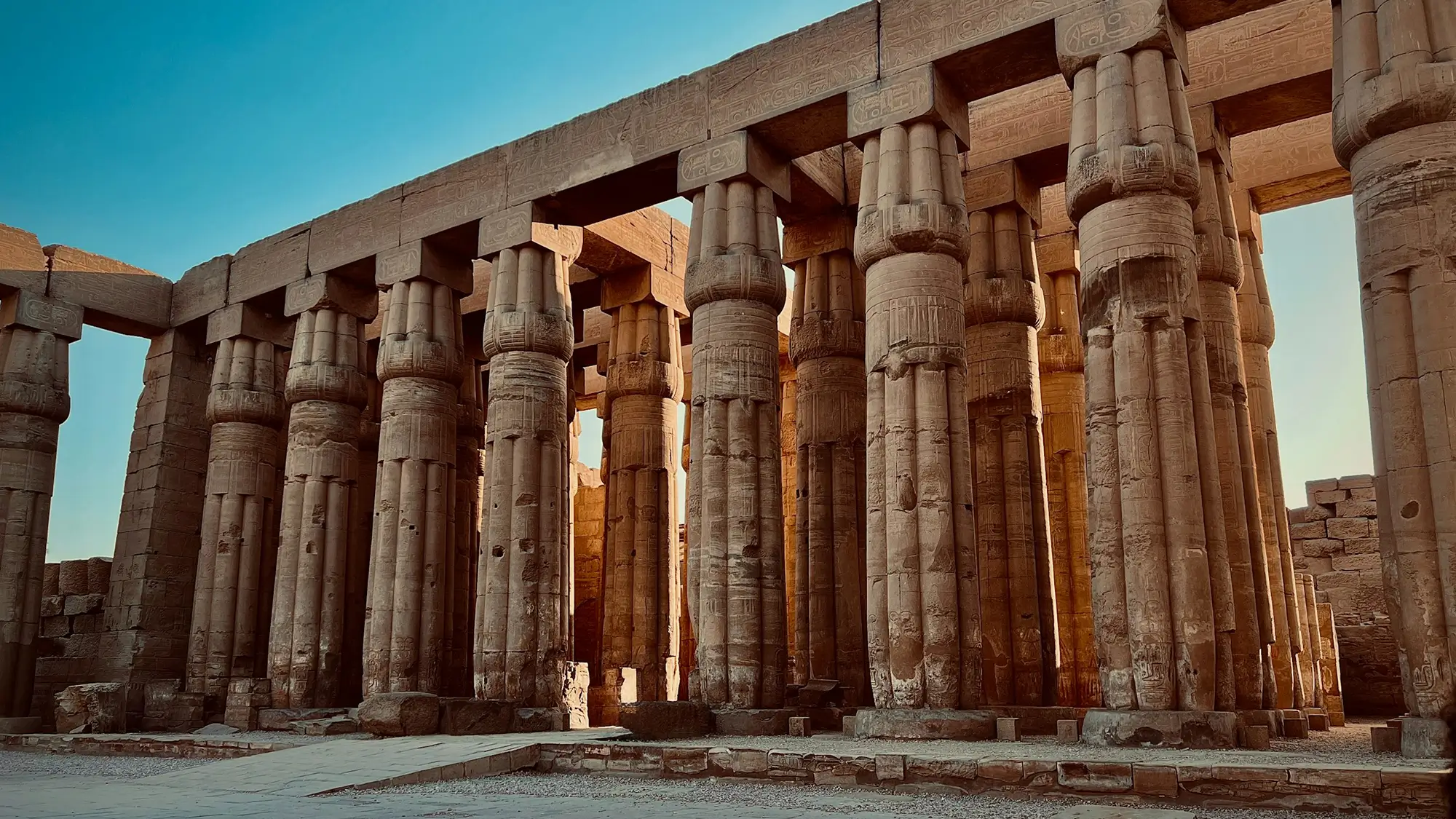 Karnak Temple at sunrise, Luxor Egypt, day trip from Hurghada